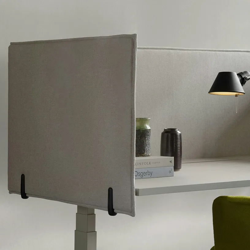 Abstracta Hinge desk screen - Presentation Media