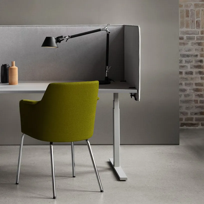 Abstracta Hinge desk screen - Presentation Media