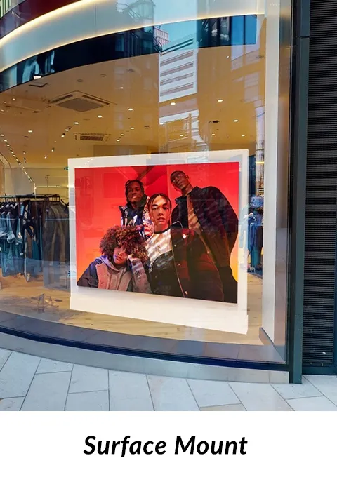 DV-LED All-in-One Window Displays - Presentation Media