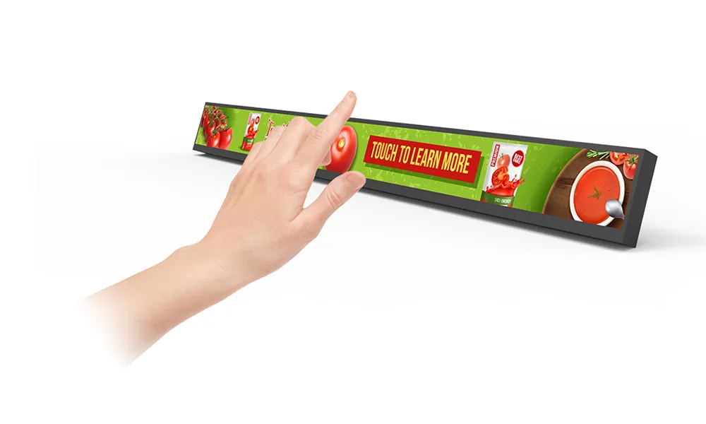LCD Shelf Edge Touch Display - Presentation Media
