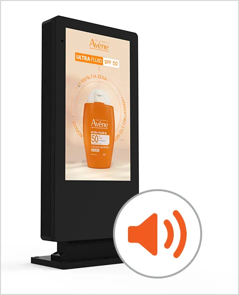 Outdoor 4K Elite Freestanding Digital Signage Posters - Presentation Media