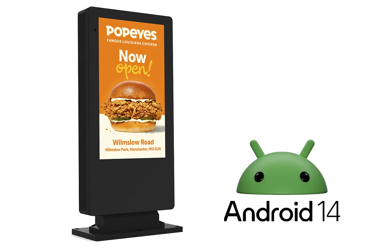 Outdoor 4K Elite Freestanding Digital Signage Posters - Presentation Media
