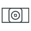 Widest wall icon - Presentation Media