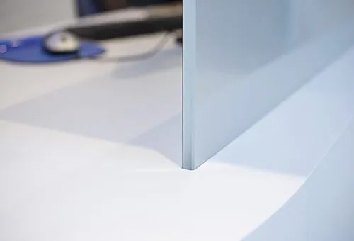 Clarke Rendall desk upstand - Presentation Media