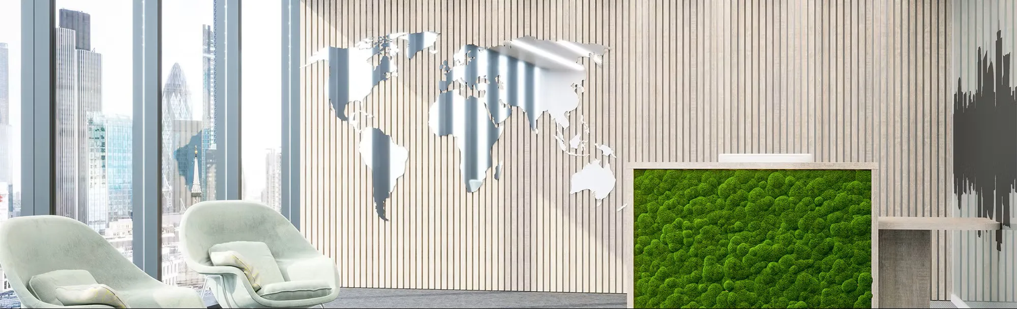 Clarke Rendall Moss Reception Desk - Presentation Media