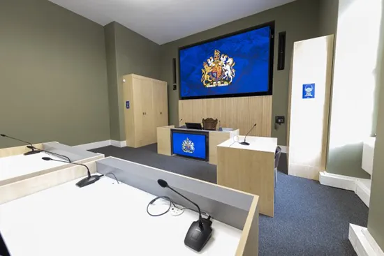 Courtroom Furniture - Presentation Media