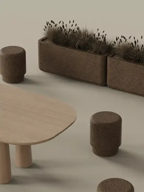 Greenmood Pouf - Presentation Media