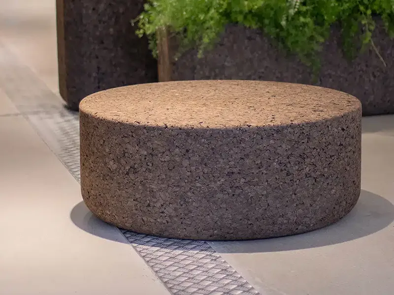 Greenmood Terra pouf - Presentation Media