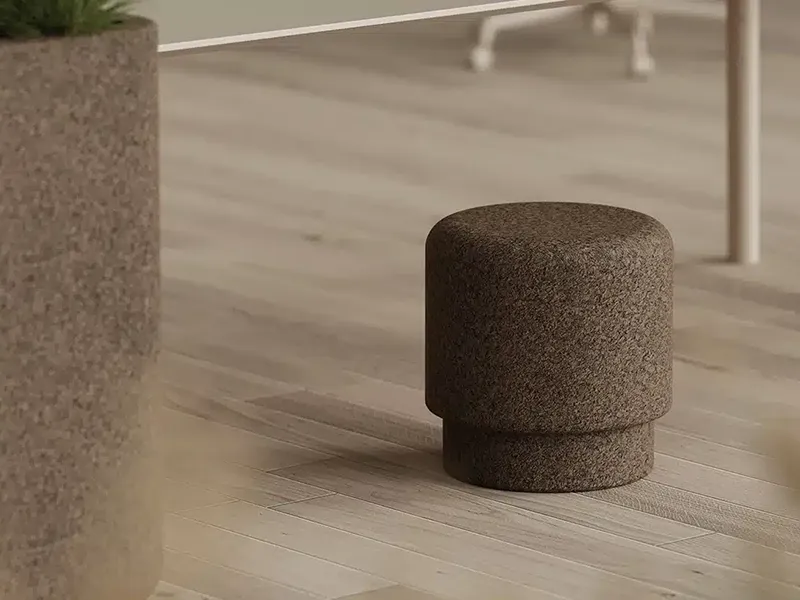 Greenmood Mario pouf - Presentation Media