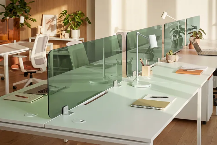 Acrylic dividers by Identity Furniture - Presentation Media