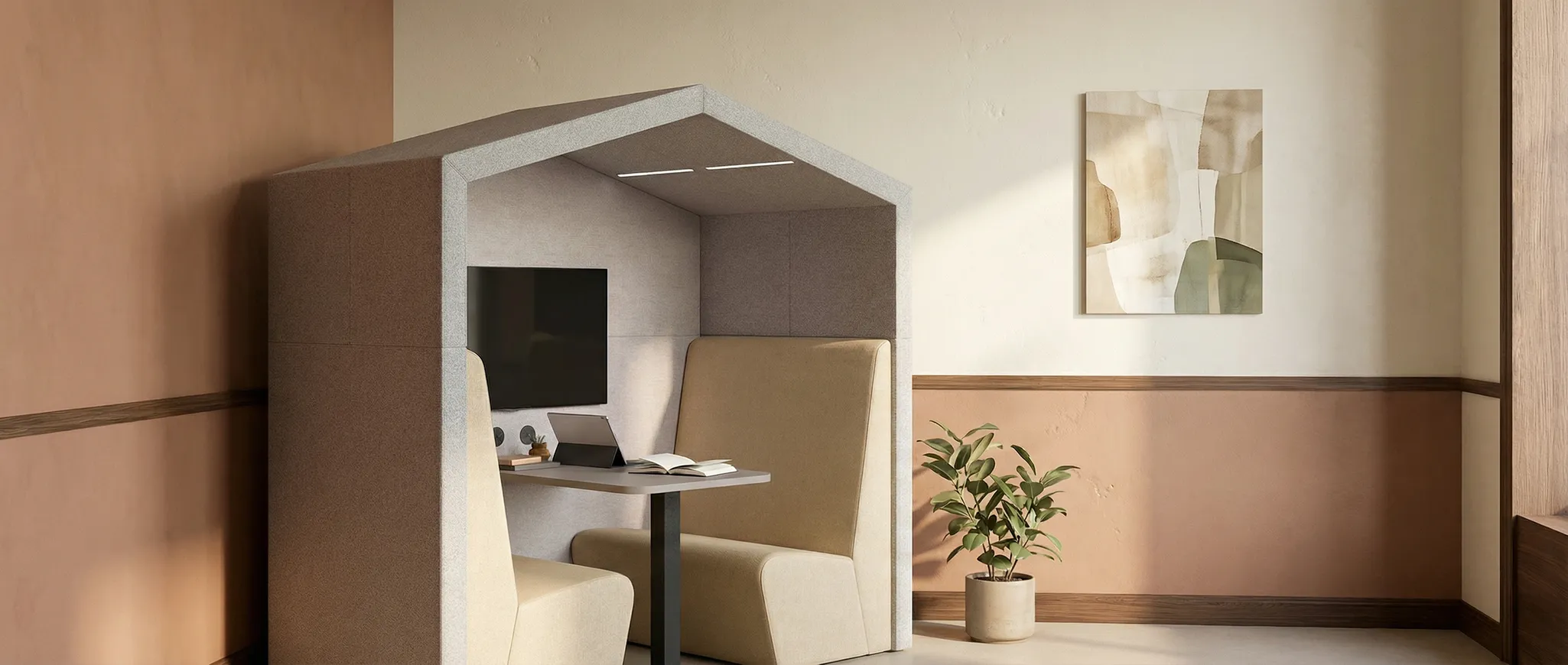 Anex booth by Identity Furniture - Presentation Media