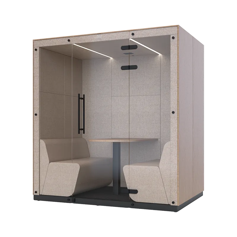 Atrium booth by Identity Furniture - Presentation Media