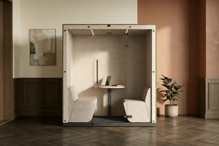 Atrium booth by Identity Furniture - Presentation Media