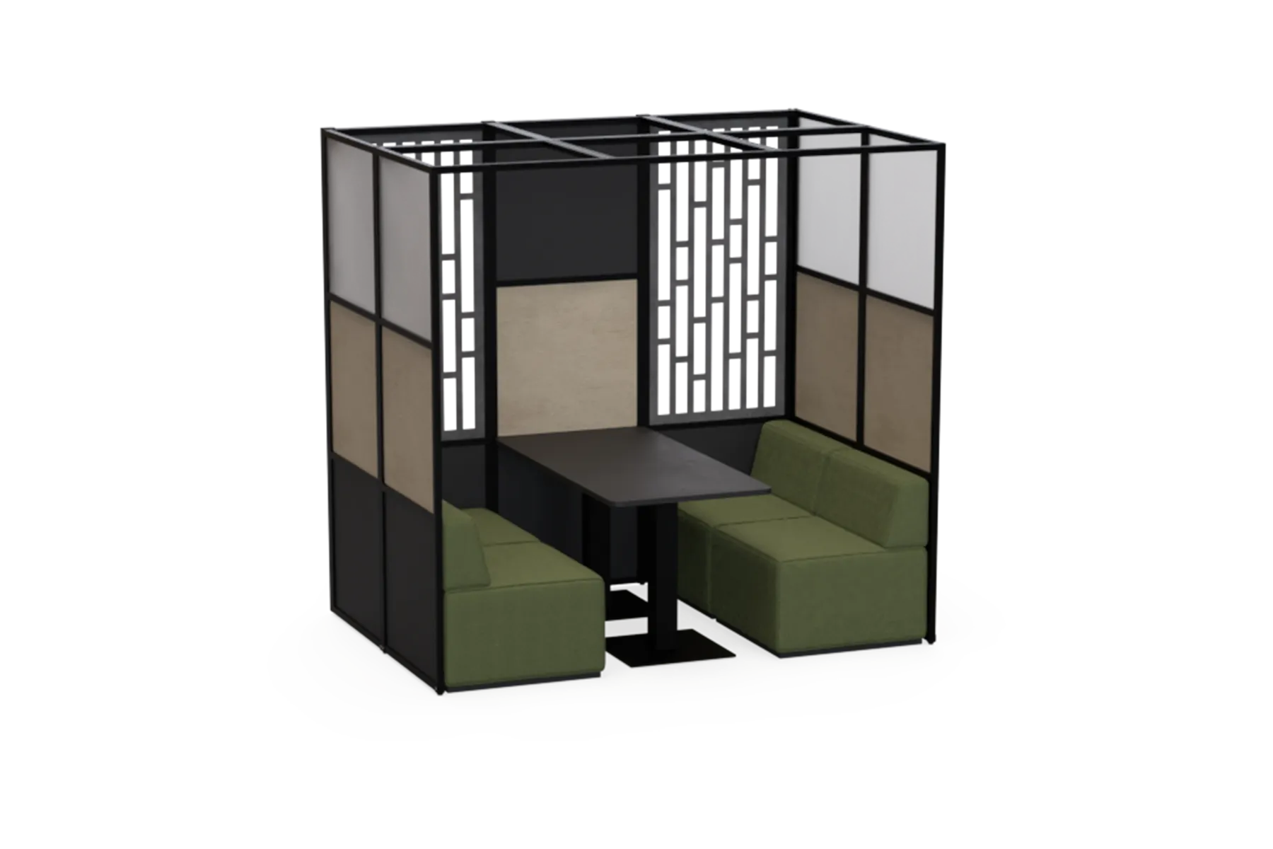 Cortex booth by Identity Furniture - Presentation Media