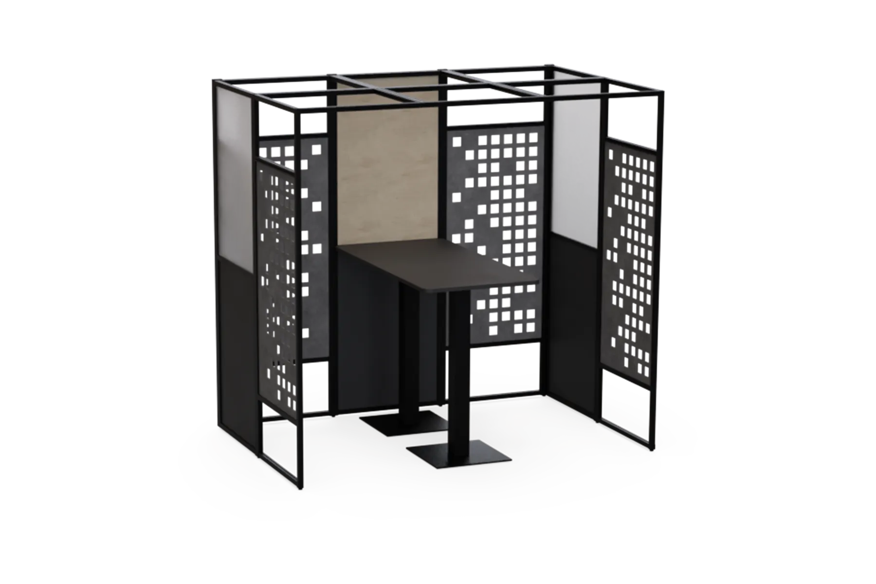 Cortex booth by Identity Furniture - Presentation Media