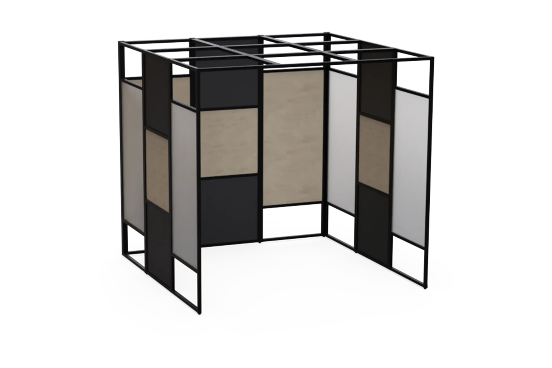 Cortex booth by Identity Furniture - Presentation Media