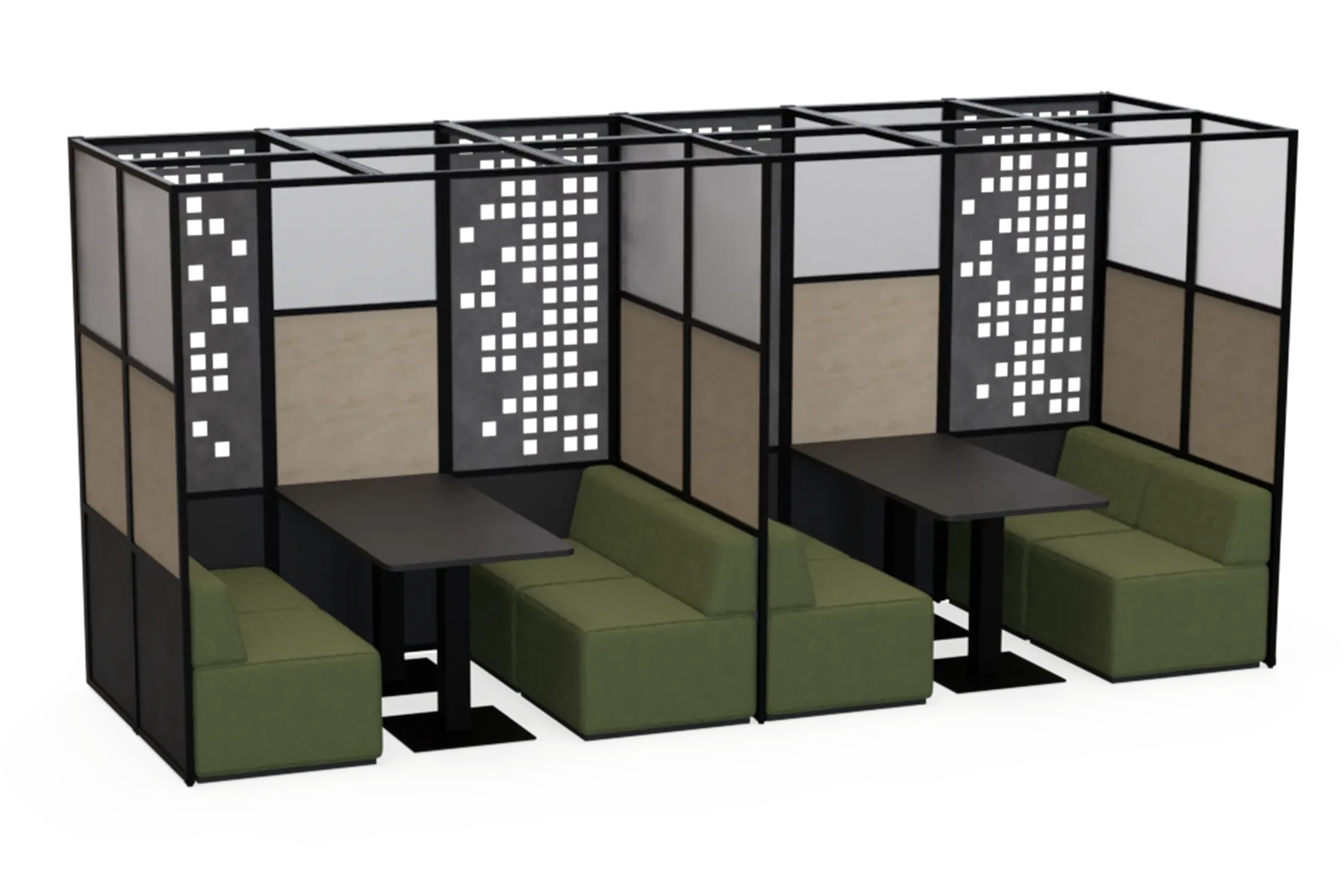 Cortex booth by Identity Furniture - Presentation Media