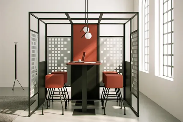 Cortex booth by Identity Furniture - Presentation Media