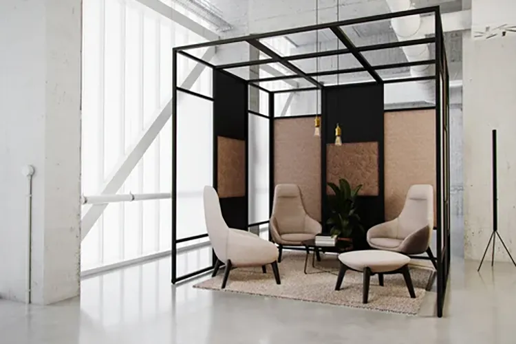 Cortex booth by Identity Furniture - Presentation Media