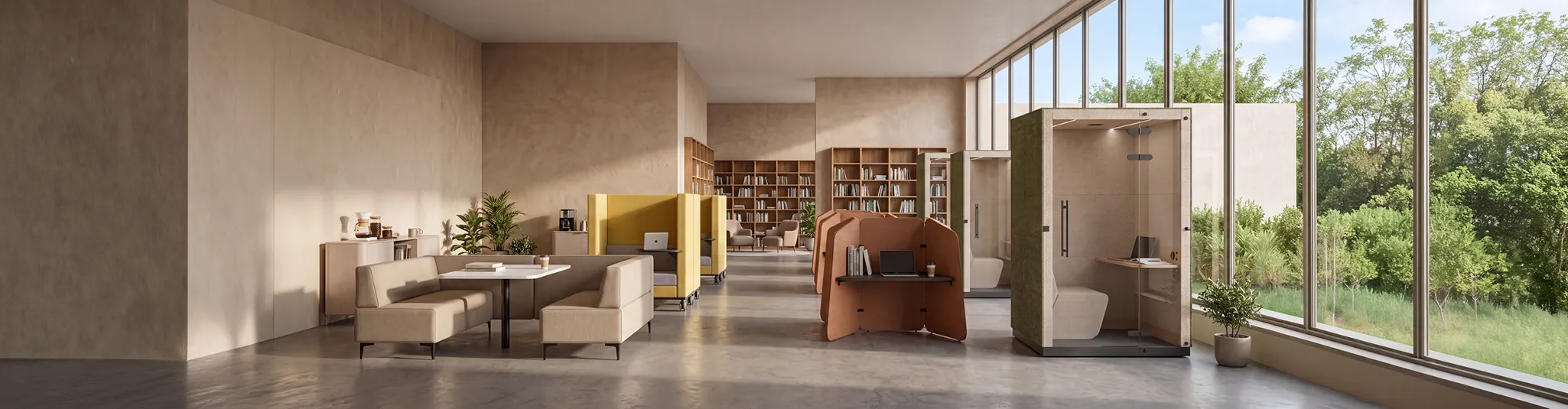 Pods and Booths by Identity Furniture - Presentation Media