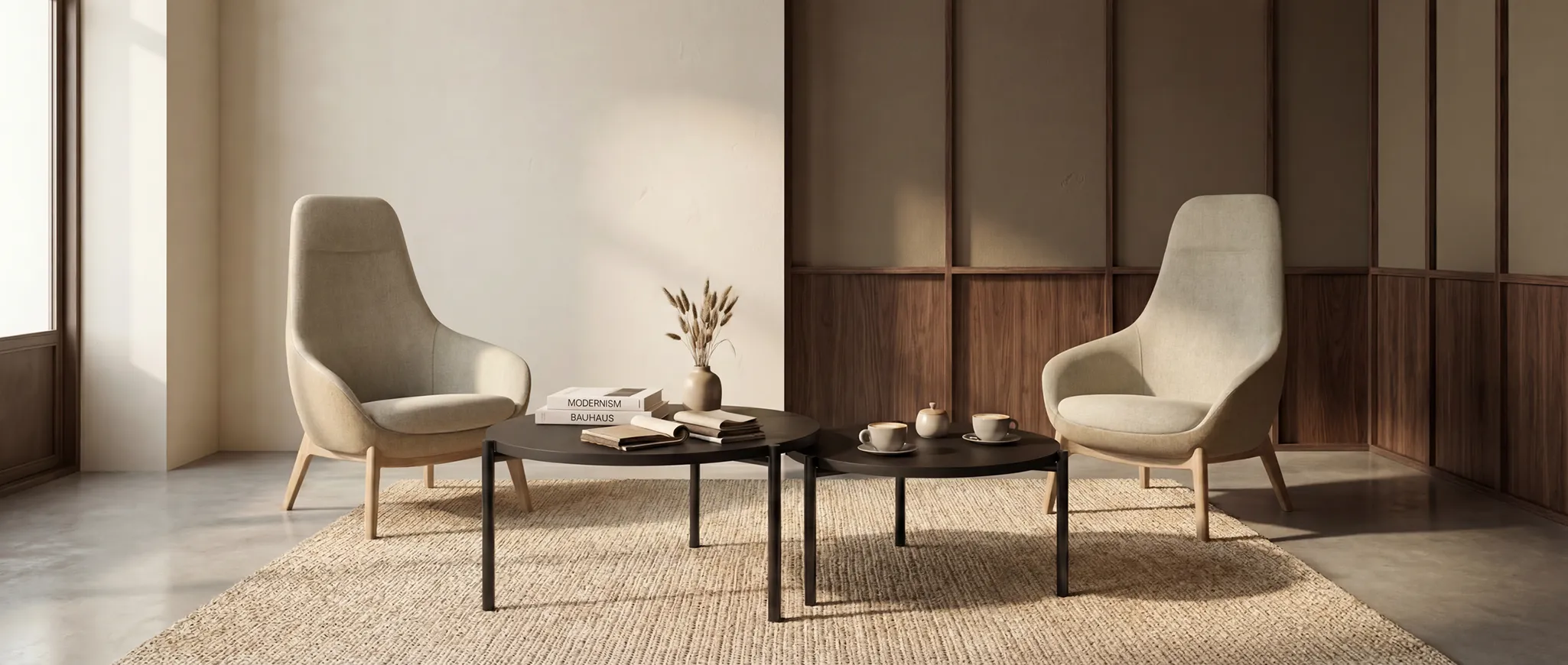 Ironite tables by Identity Furniture - Presentation Media