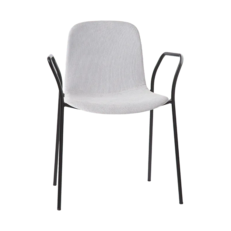 Origin Flux Upholstered 4 Leg Arm Chair - Presentation Media