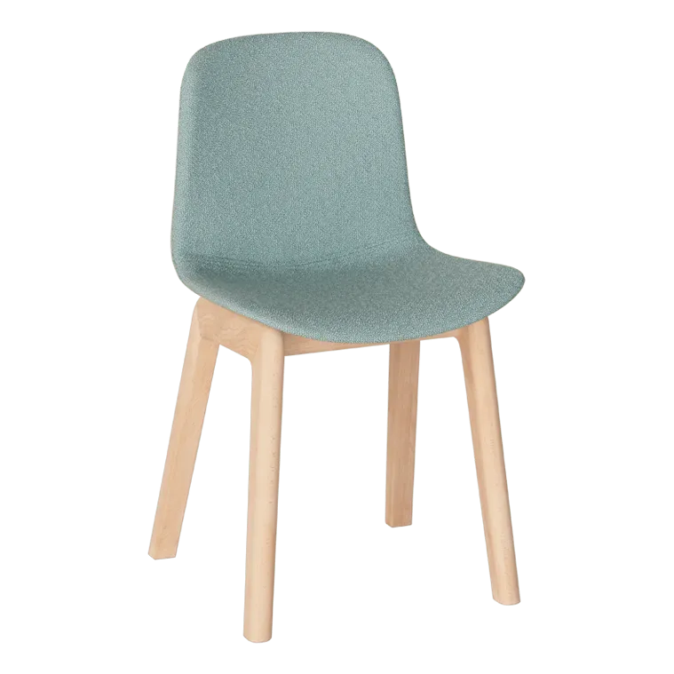 Origin Flux Upholstered Wood Chair - Presentation Media