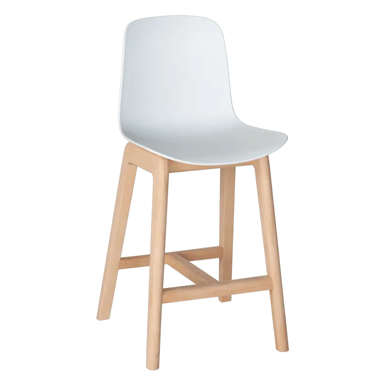 Origin Flux Wood Mid Stool - Presentation Media