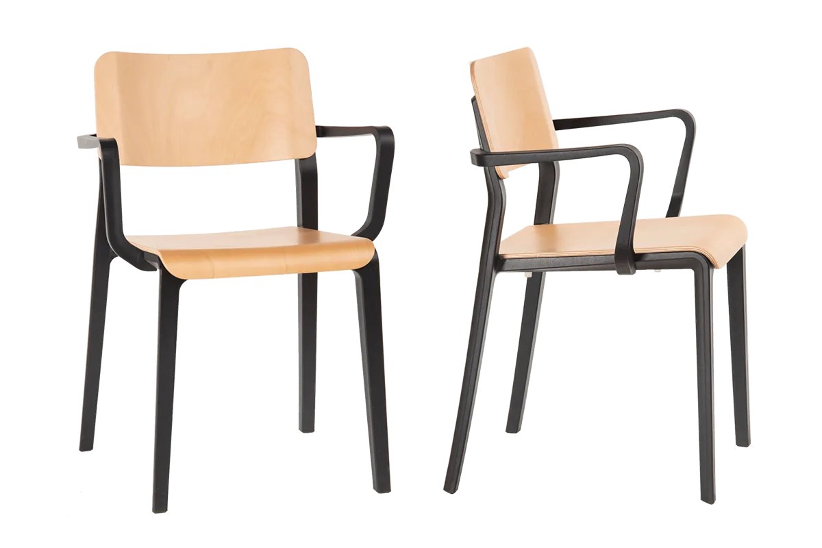 Origin Furniture Mojo Ply Arm Chair - Presentation Media
