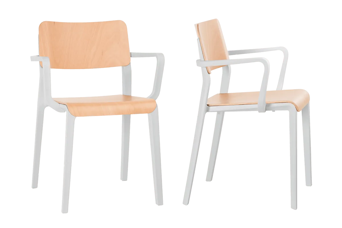 Origin Furniture Mojo Ply Arm Chair - Presentation Media