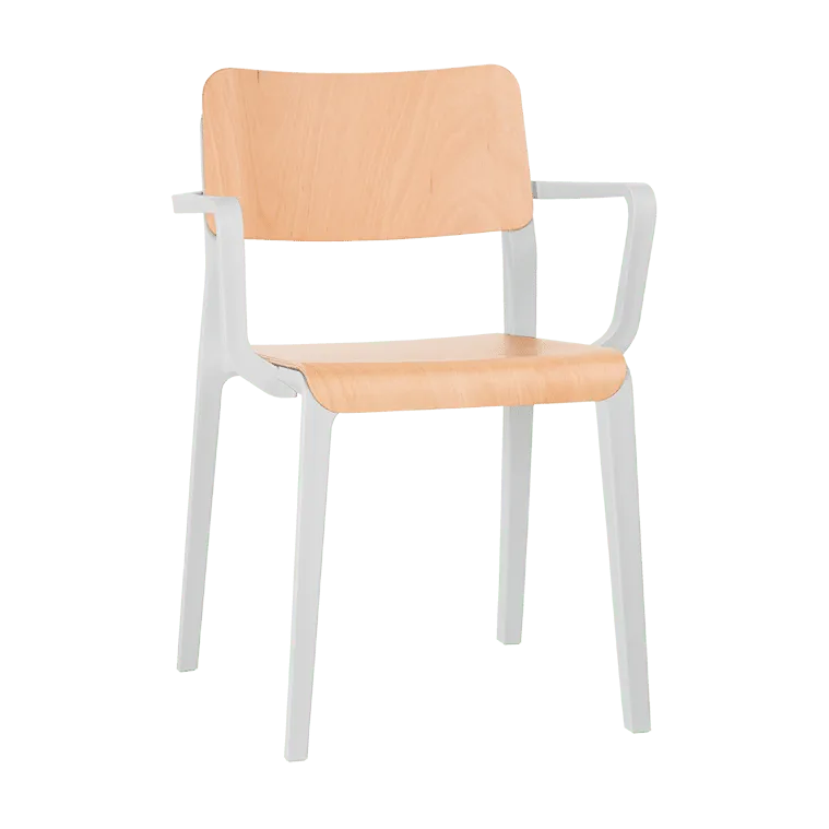 Origin Mojo Ply Arm Chair - Presentation Media