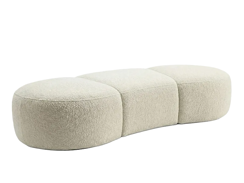 ORN Mellow Arc 3 Seat Ottoman - Presentation Media