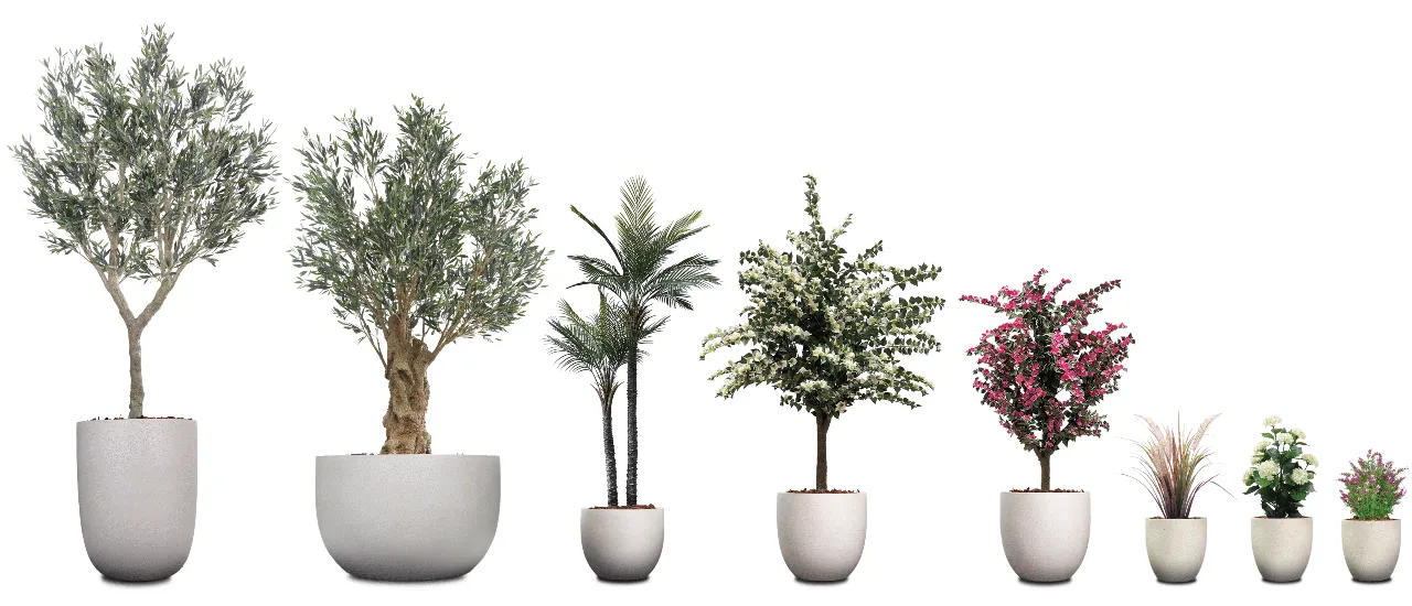 Vistafolia Artificial Trees and Bushes - Presentation Media