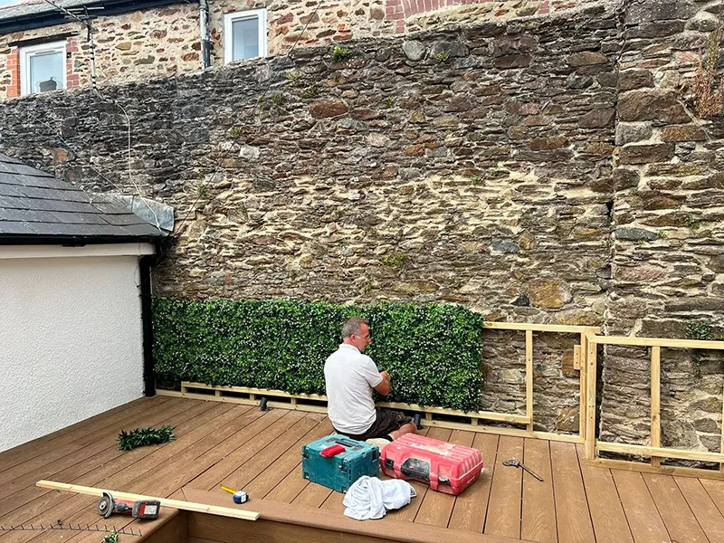 Vistafolia Artificial Box Hedge - Presentation Media