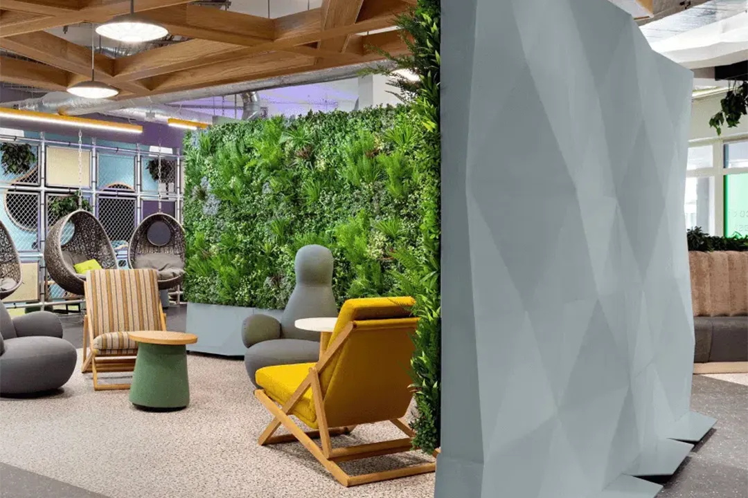 Vistafolia Modular Green Wall Partitions - Presentation Media