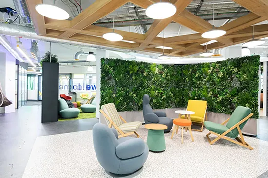Vistafolia Modular Green Wall Partitions - Presentation Media