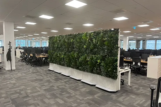 Vistafolia Modular Green Wall Partitions - Presentation Media
