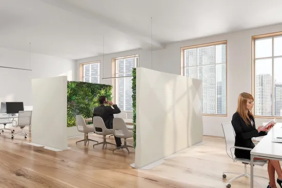 Vistafolia Modular Green Wall Partitions - Presentation Media