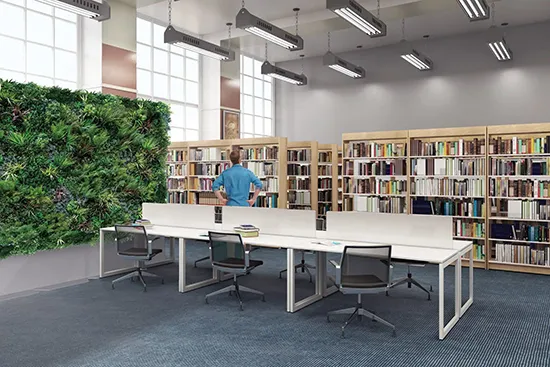 Vistafolia Modular Green Wall Partitions - Presentation Media