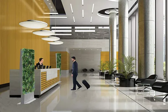 Vistafolia Modular Green Wall Partitions - Presentation Media
