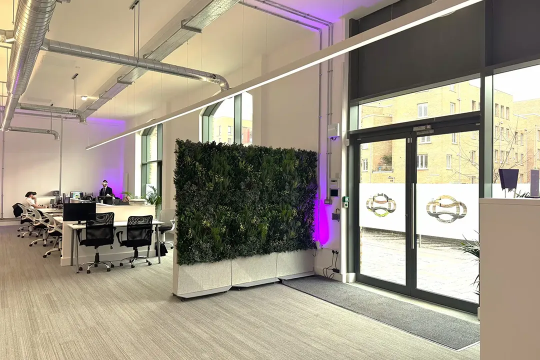 Vistafolia Modular Green Wall Partitions - Presentation Media