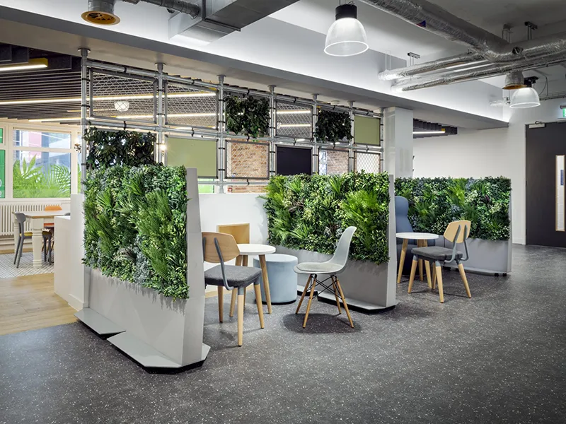 Vistafolia Modular Green Wall Partitions - Presentation Media
