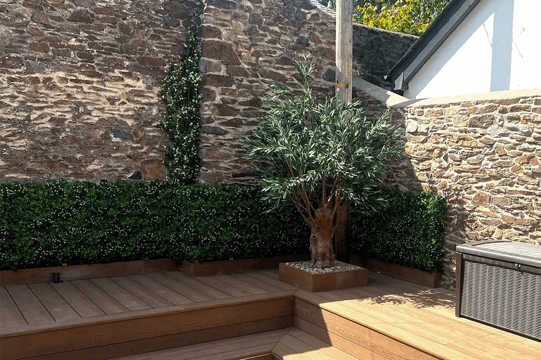 Vistafolia Olea Bella Mature Artificial Olive Tree - Presentation Media
